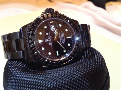 black diamond rolex